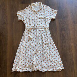 Roolee Short Sleeve Polka Dot Dress - Size XXXL